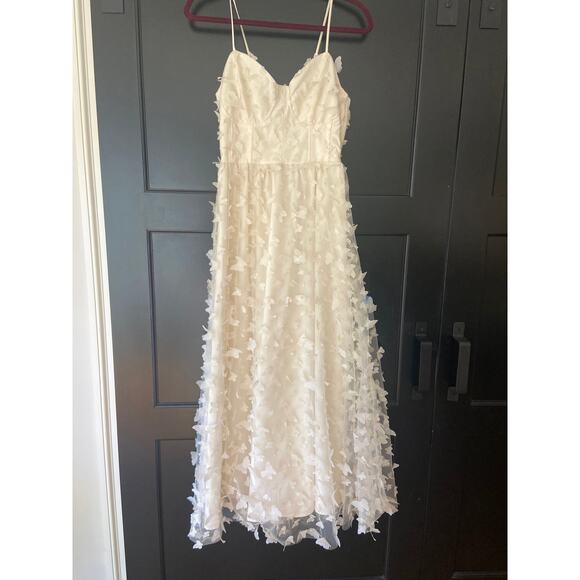 Thirty Dresses & Skirts - Thirty Thirty LA Butterfly Lace Back Special Occassion Dress Sz M